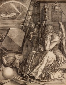 Melenkólia I, 1514 alkotó: Albrecht Dürer