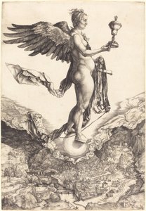 Nemezis (A nagy szerencse) alkotó: Albrecht Dürer