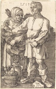 Parasztpár a piacon alkotó: Albrecht Dürer