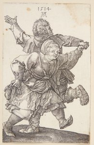 Parasztpár táncol alkotó: Albrecht Dürer