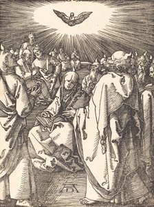 Pünkösd, valószínűleg c. 15091510. alkotó: Albrecht Dürer