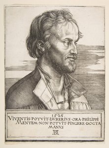 Melanchthon Fülöp, 1526. alkotó: Albrecht Dürer