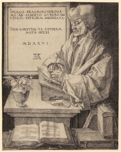 Erasmus von Rotterdam portréja alkotó: Albrecht Dürer