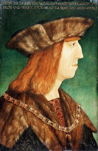 I. Maximilian császár portréja 1459-1519, 1504 után alkotó: Albrecht Dürer