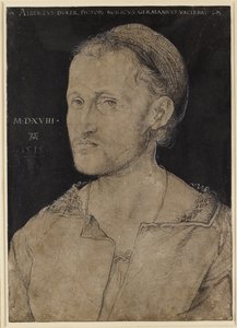 Hans Burgkmair portréja, 1518 (szén) alkotó: Albrecht Dürer
