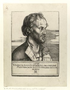 Philip Melanchthon portréja, 1526 alkotó: Albrecht Dürer