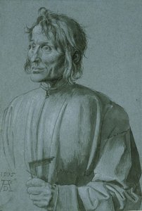 Hieronymus von Augsburg építész portréja, 1506 alkotó: Albrecht Dürer