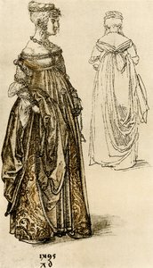 Elegáns velencei hölgy alkotó: Albrecht Dürer