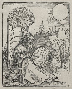 Ptolemaiosz az égi gömbbel, 1504. alkotó: Albrecht Dürer