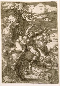 Prosperpina megerőszakolása (Egyszarvúrablás) alkotó: Albrecht Dürer