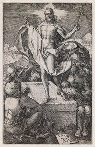 Feltámadás, a „Bevésett szenvedély” sorozatból alkotó: Albrecht Dürer