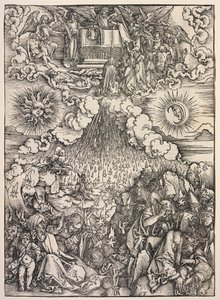 Szent János kinyilatkoztatása: A hatodik pecsét felnyitása alkotó: Albrecht Dürer