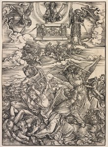 Szent János kinyilatkoztatása: A négy pusztító angyal alkotó: Albrecht Dürer
