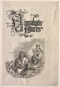 Szent János kinyilatkoztatása: Címlap az Apokalipszishez alkotó: Albrecht Dürer