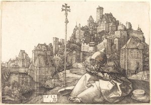Szent Antal olvasása alkotó: Albrecht Dürer