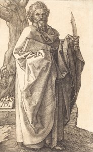 Szent Bertalan, 1523. alkotó: Albrecht Dürer