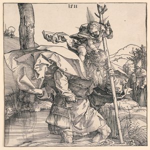 Szent Kristóf alkotó: Albrecht Dürer