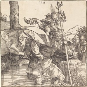 Szent Kristóf alkotó: Albrecht Dürer