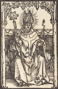 Szent Erasmus, c. 1500. alkotó: Albrecht Dürer