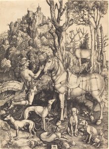 Szent Eustace alkotó: Albrecht Dürer