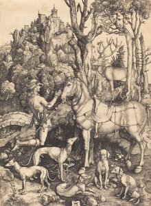 Szent Eustace, c. 15001501. alkotó: Albrecht Dürer