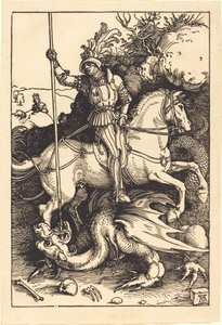 Szent György megöli a sárkányt alkotó: Albrecht Dürer