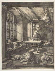 Szent Jeromos a dolgozószobájában alkotó: Albrecht Dürer