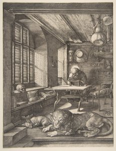 Szent Jeromos tanulmányában, 1514. alkotó: Albrecht Dürer