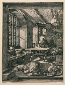 Szent Jeromos a cellájában alkotó: Albrecht Dürer