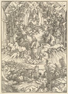 Szent János Isten és a Vének előtt alkotó: Albrecht Dürer
