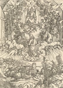 Szent János Isten és a vének előtt, 1498. alkotó: Albrecht Dürer