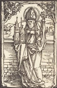 Szent Wolfgang, c. 1500. alkotó: Albrecht Dürer