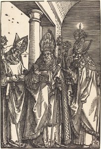 Szent Miklós, Ulrich és Erasmus alkotó: Albrecht Dürer