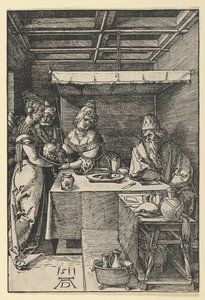Salome átadja Keresztelő Szent János fejét édesanyjának, Heródiásnak alkotó: Albrecht Dürer
