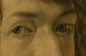 Önarckép (Madrid), részlet: a szemek alkotó: Albrecht Dürer
