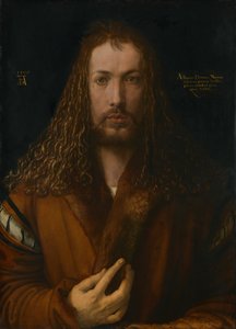 Önarckép szőrmeszoknyában, 1500. alkotó: Albrecht Dürer