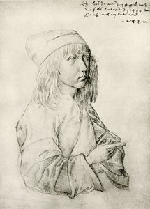 A tizenhárom éves Dürer önarcképe