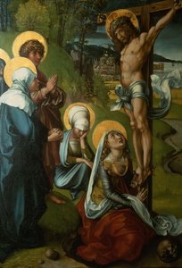 Seven Sorrows poliptichon keresztre feszítése, 1495-1496. alkotó: Albrecht Dürer