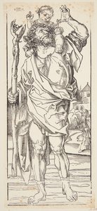 Szent Kristóf alkotó: Albrecht Dürer
