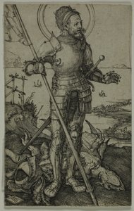 Gyalog Szent György alkotó: Albrecht Dürer