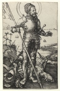 Szent György álló, 1502 alkotó: Albrecht Dürer