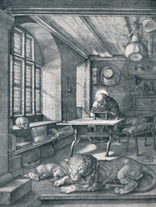 Szent Jeromos tanulmányában, 1514, 1906 alkotó: Albrecht Dürer