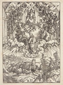 Szent János Isten és a Vének előtt alkotó: Albrecht Dürer