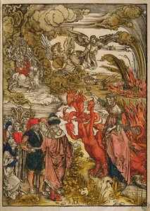 Szent János a sivatagban, 1498 (színes fametszet) alkotó: Albrecht Dürer