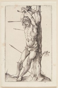 Szent Sebestyén a fánál alkotó: Albrecht Dürer
