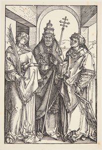 Sts. Lawrence, Sixtus és Stephen alkotó: Albrecht Dürer