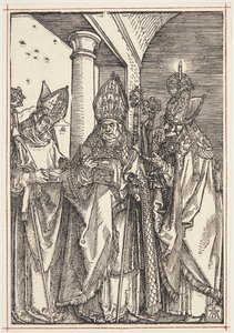 Sts. Nicholas, Ulrich és Erasmus alkotó: Albrecht Dürer
