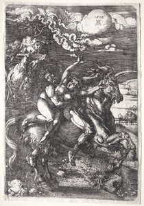 Az elrablás egy unikornison alkotó: Albrecht Dürer