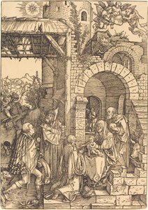 A mágusok imádása alkotó: Albrecht Dürer