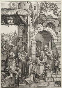 A mágusok imádása c. 1501-1503. alkotó: Albrecht Dürer